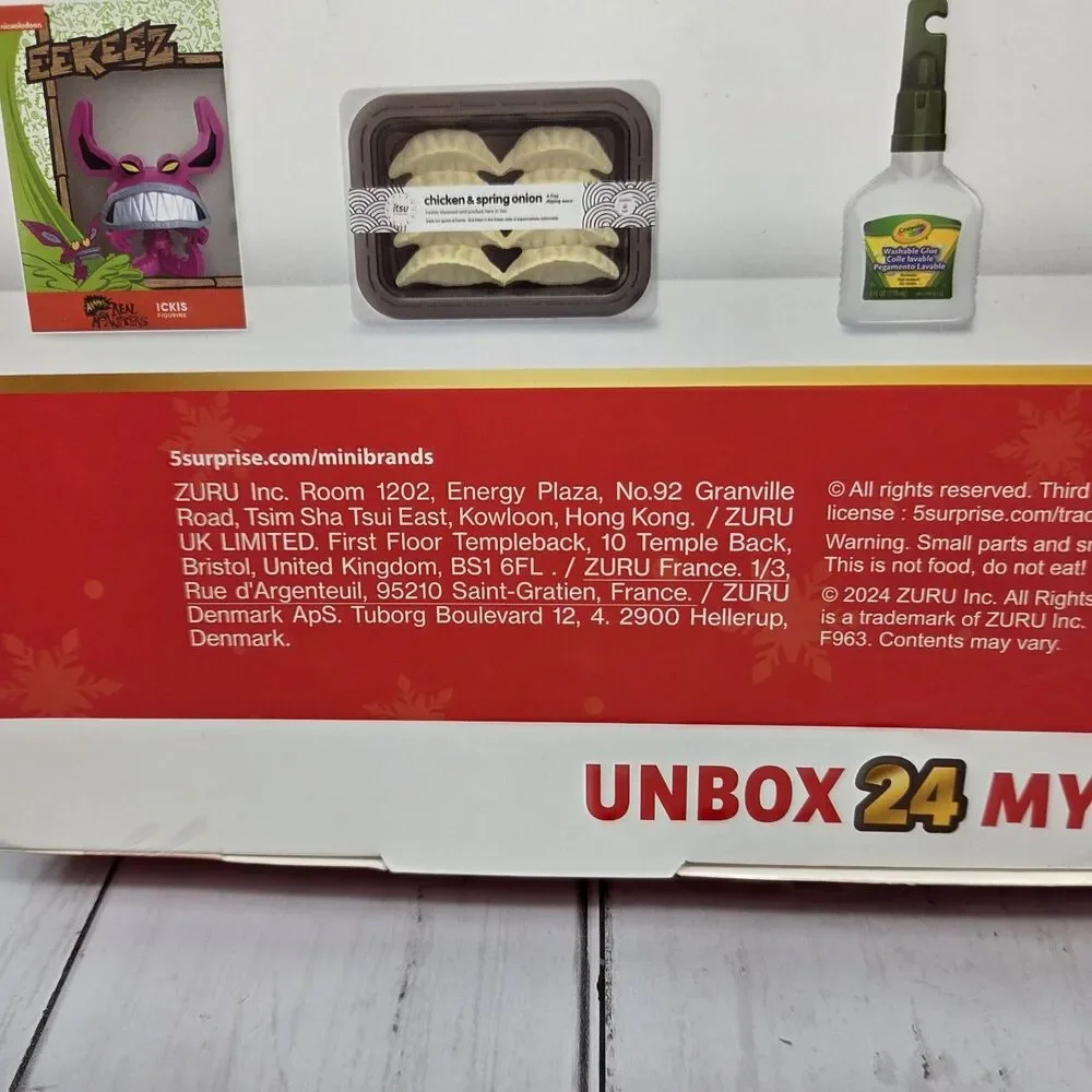 Limited Edition Mini Brands Advent Calendar 24 Mystery Collectibles Toys Zuru